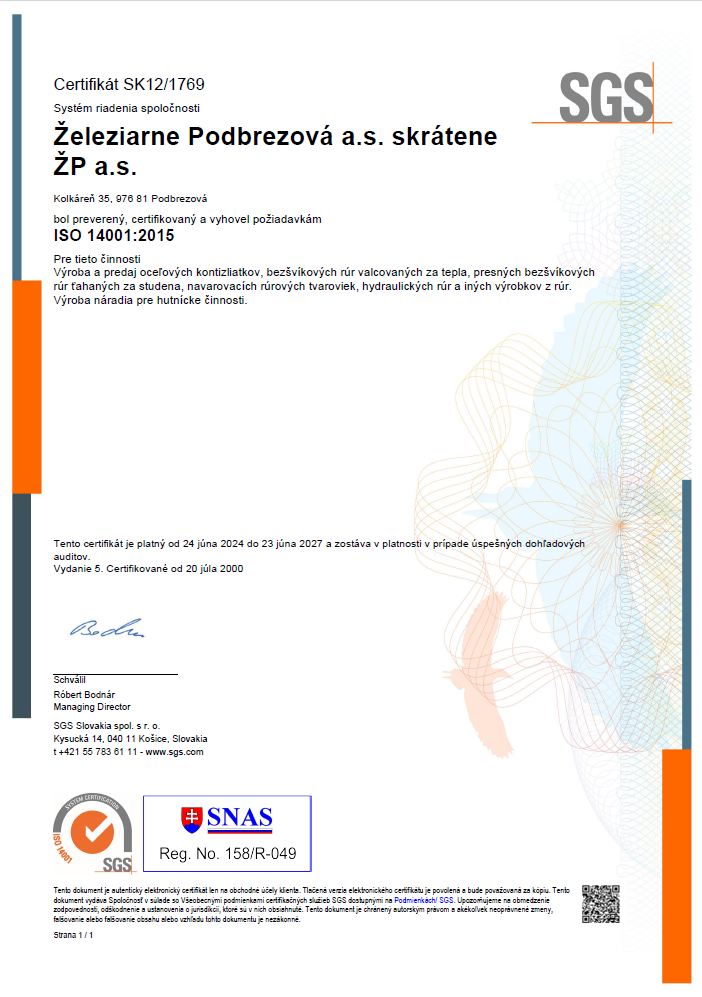 ISO 14001 : 2015